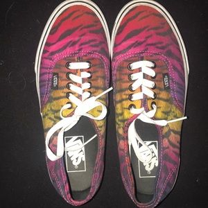 Limited Edition Rainbow Zebra Vans